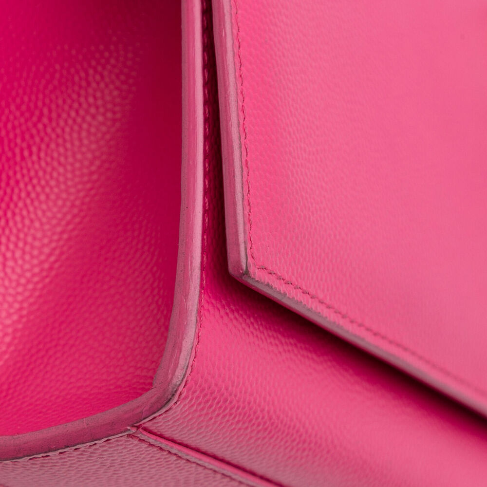 Auth Saint Laurent Small Kate Pink Calf #139165S10B - Picture 12 of 15